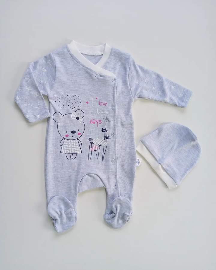 Baby Girl Cotton Overall