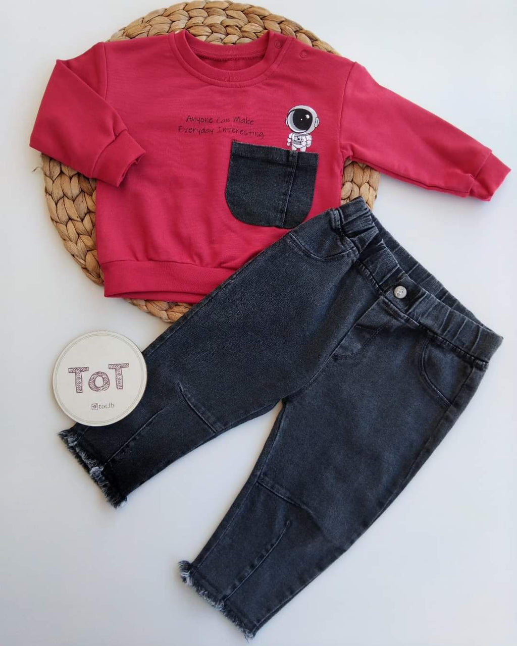 Denim baby look