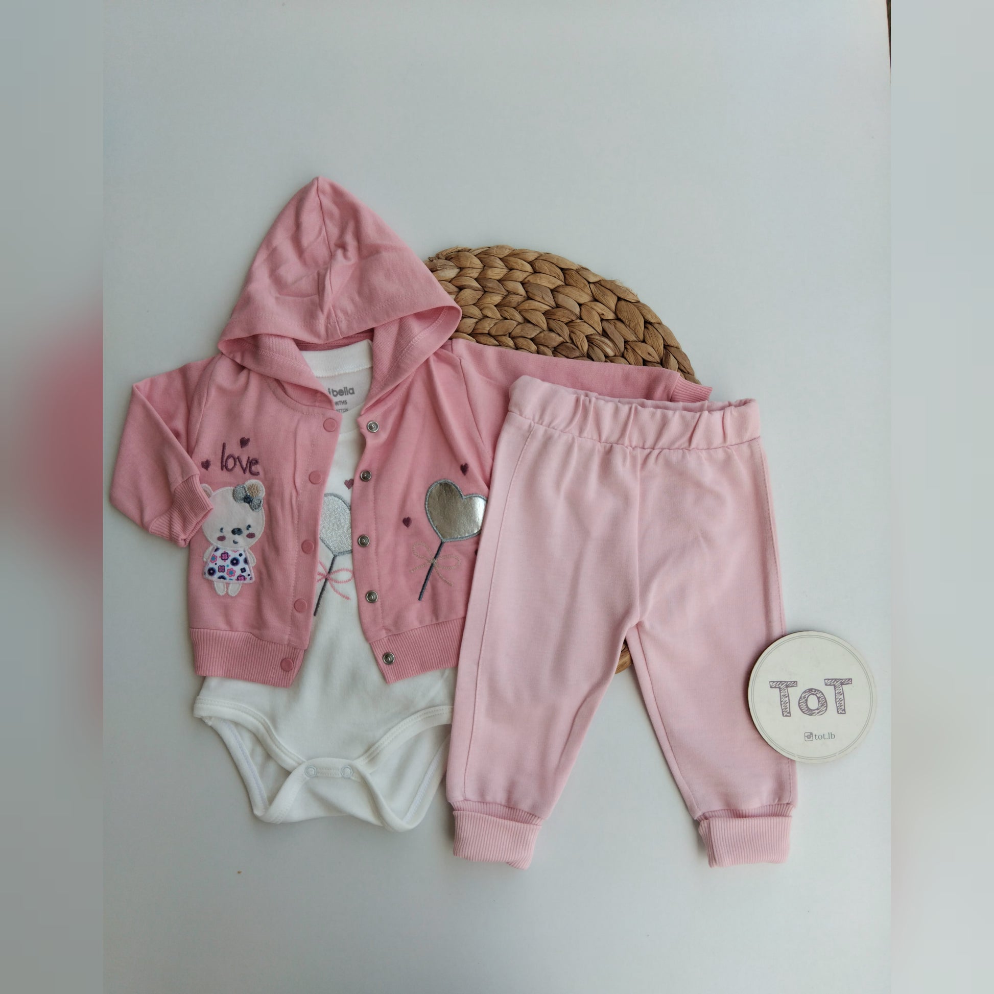 Baby girl cotton outfit