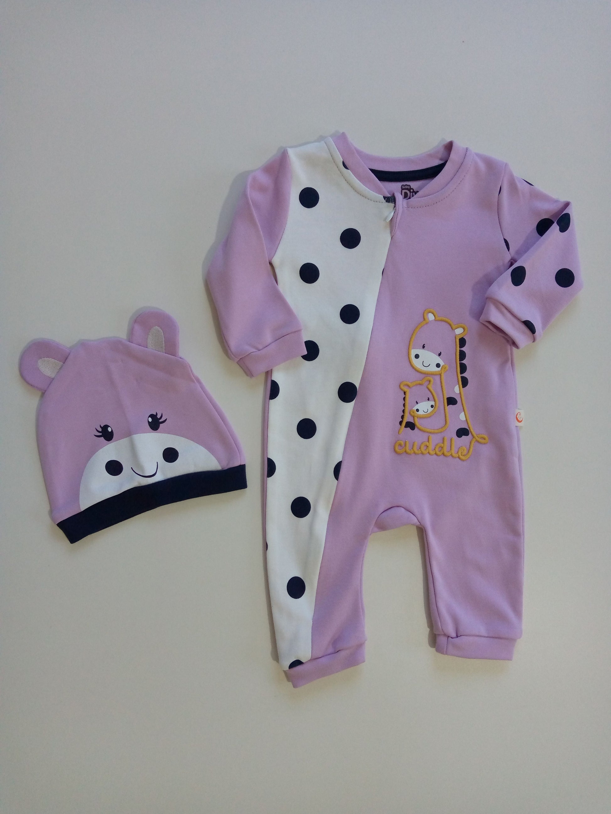 Baby Girl Cotton Overall