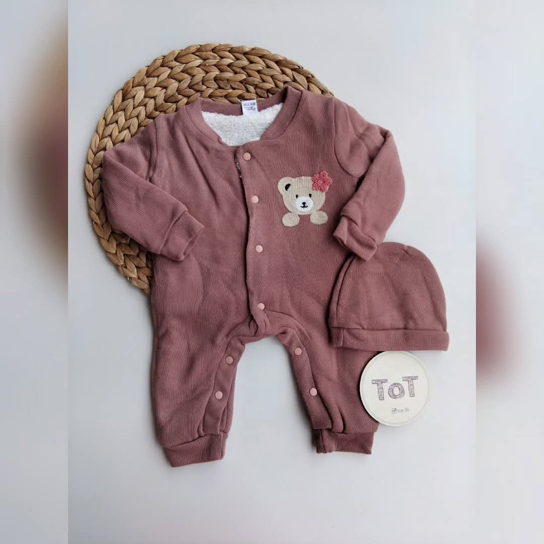 Baby girl winter overall