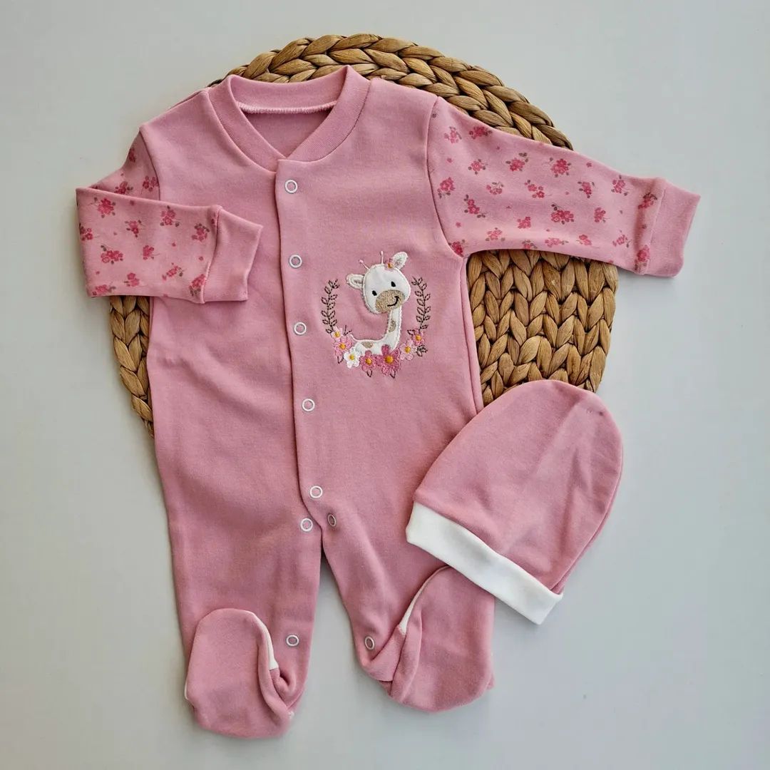 Baby Girl Cotton Overall