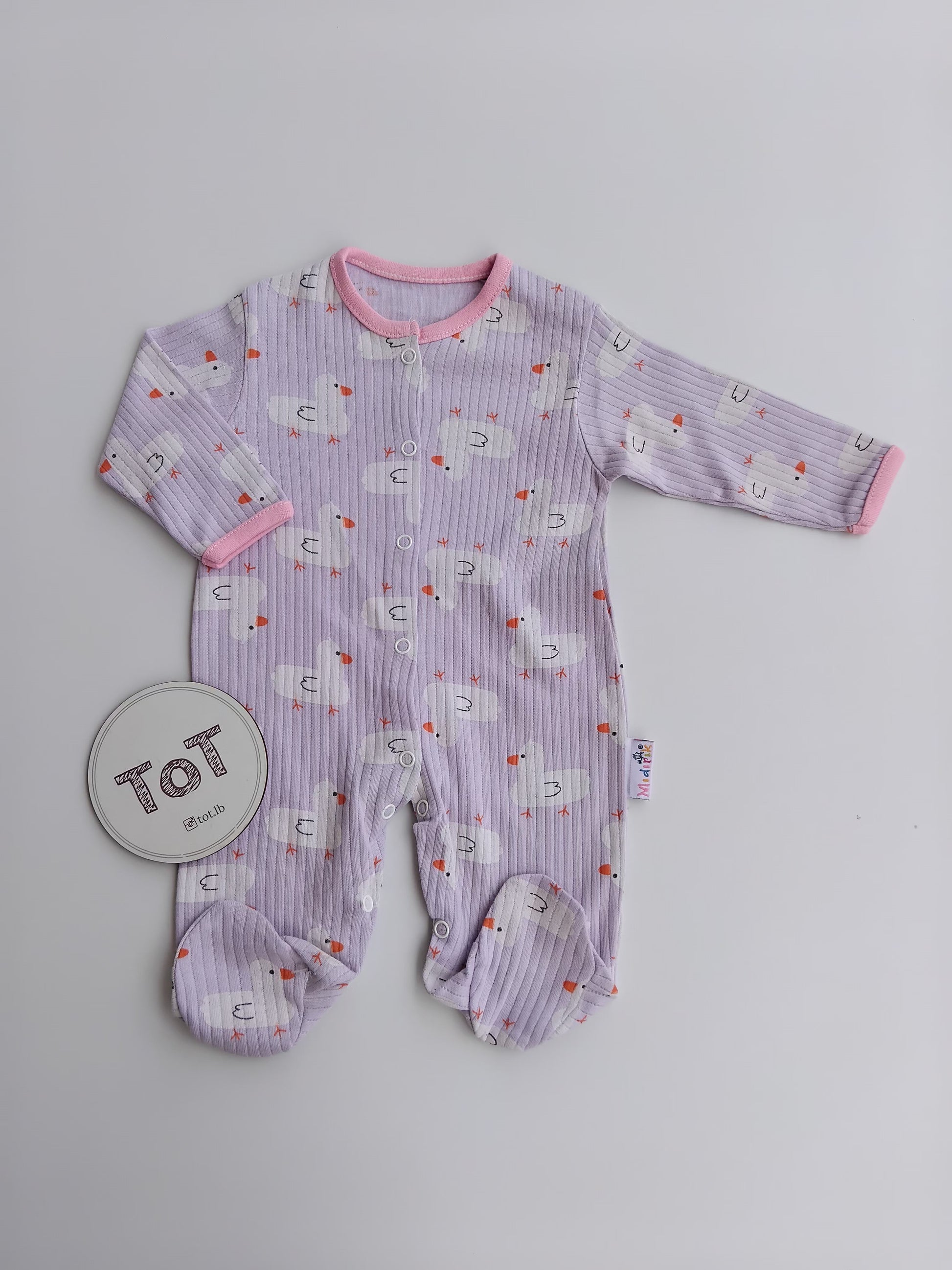 Baby Girl Cotton Romper