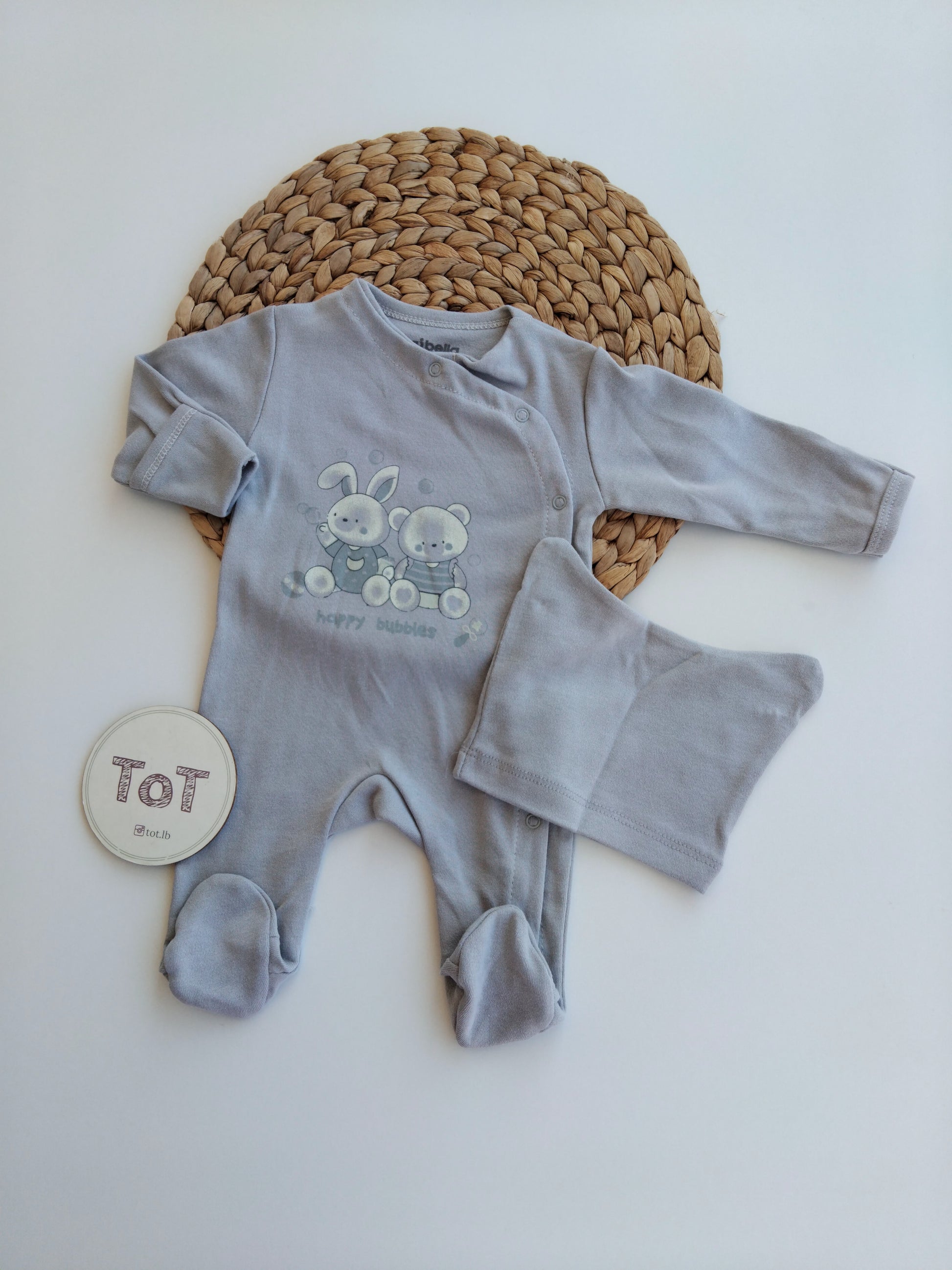 Baby Boy Cotton Overall