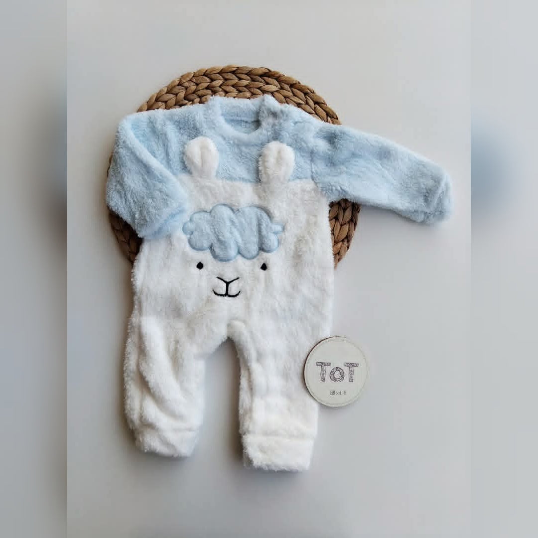 Winter Baby Boy Romper