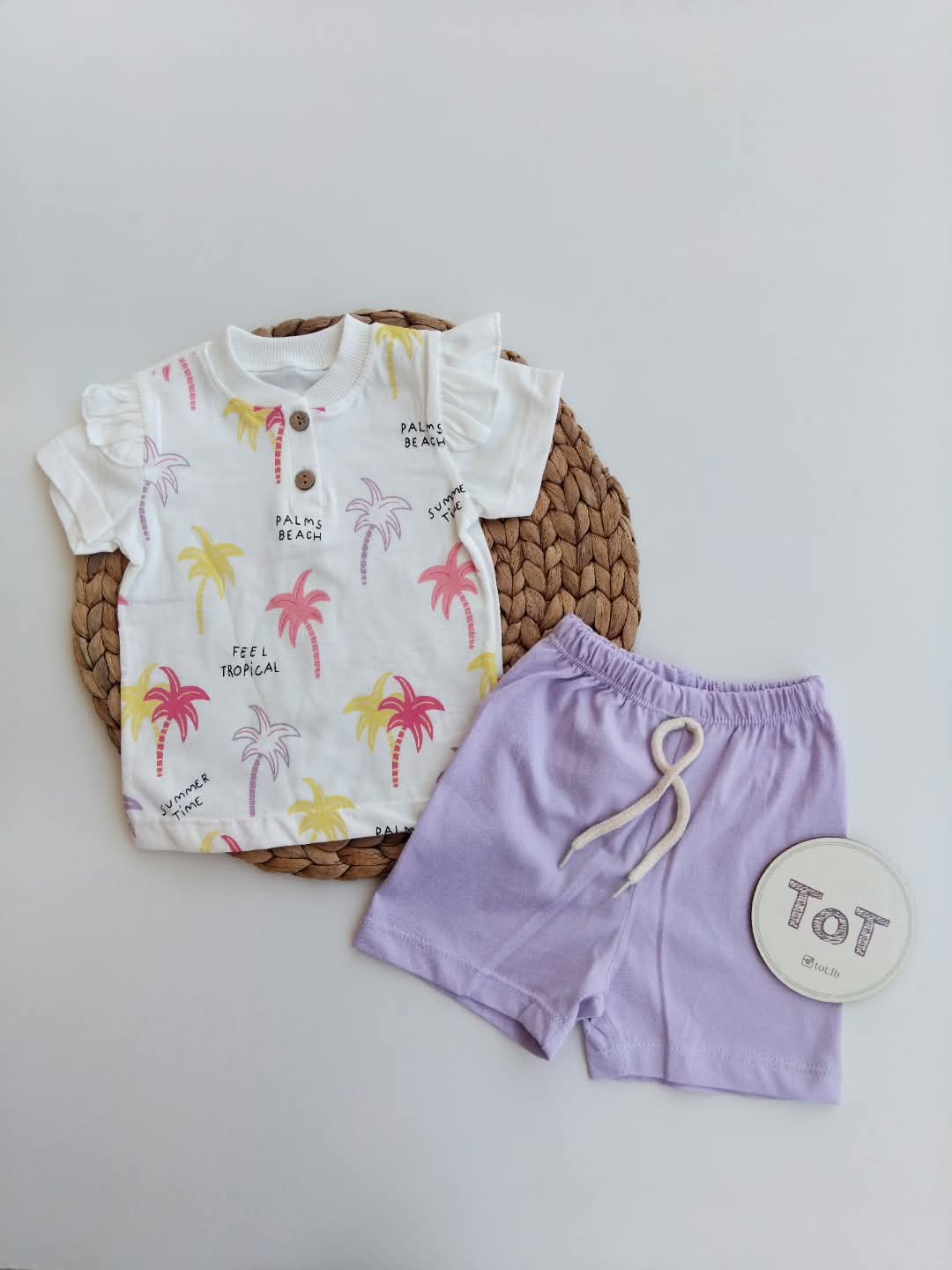 Baby Girl Cotton Summer Set