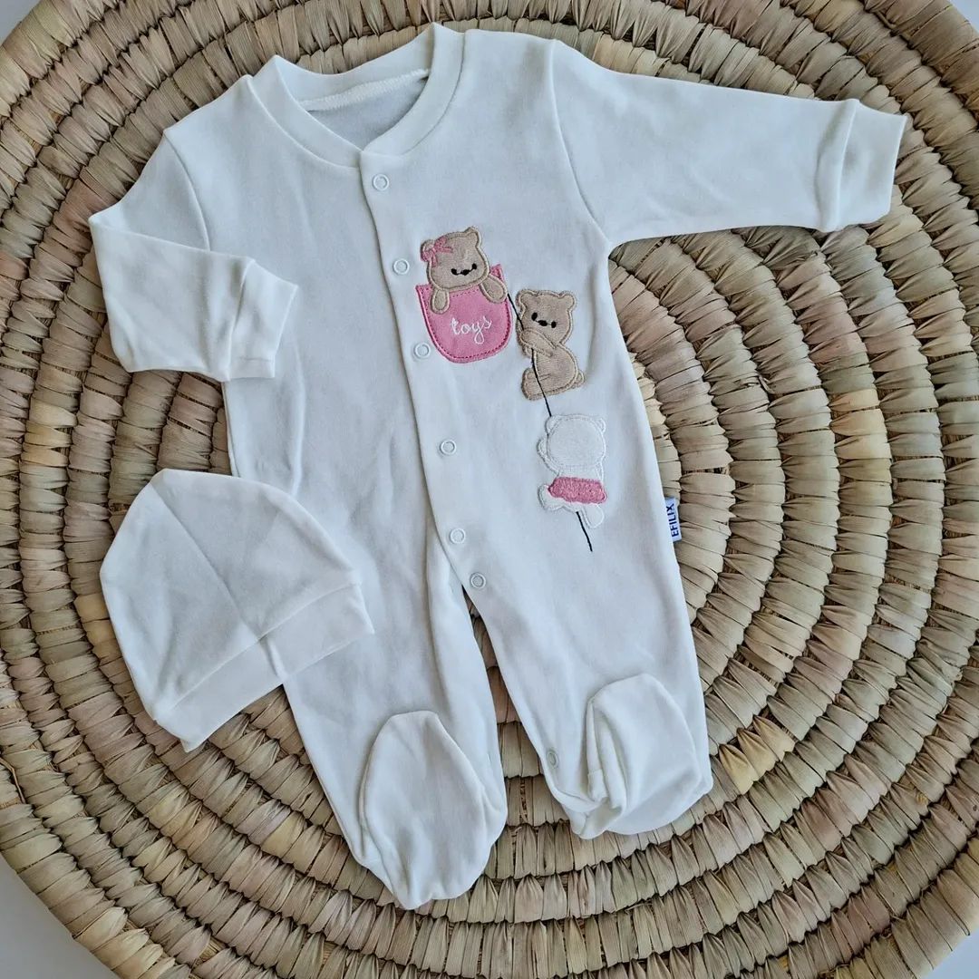 Baby Girl Cotton Overall