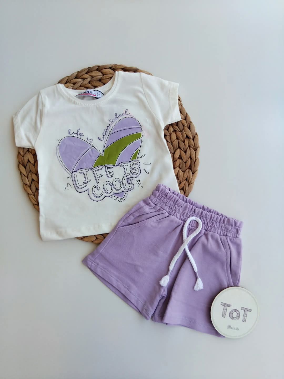 Girl Cotton Summer Set