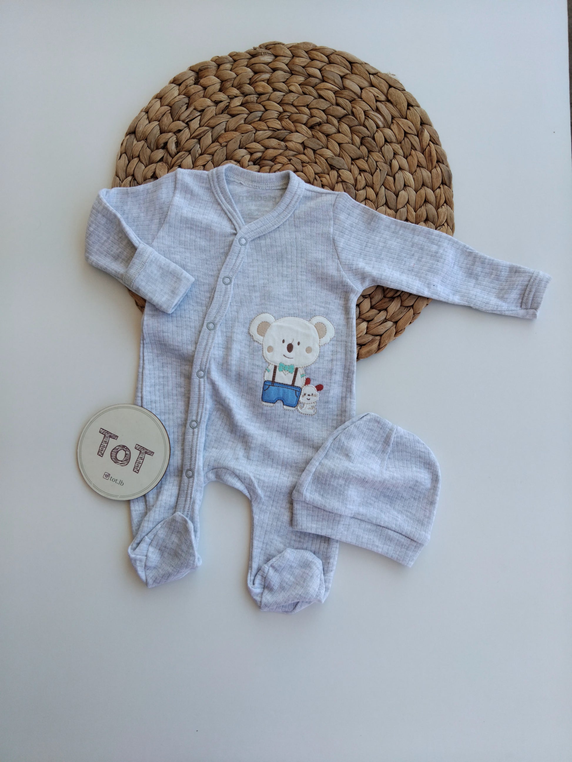 Baby boy cotton overall