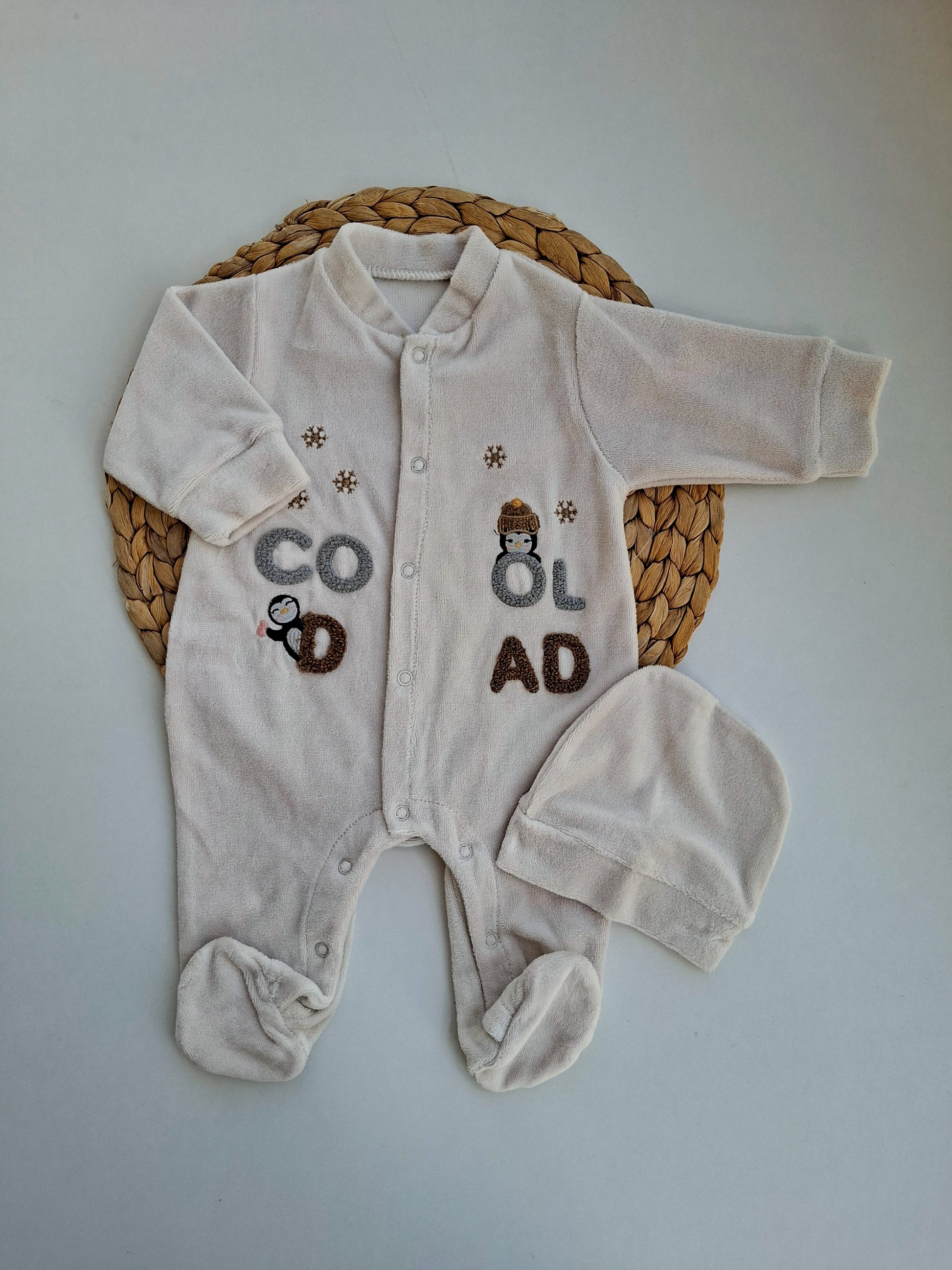 Baby Velvet Overall