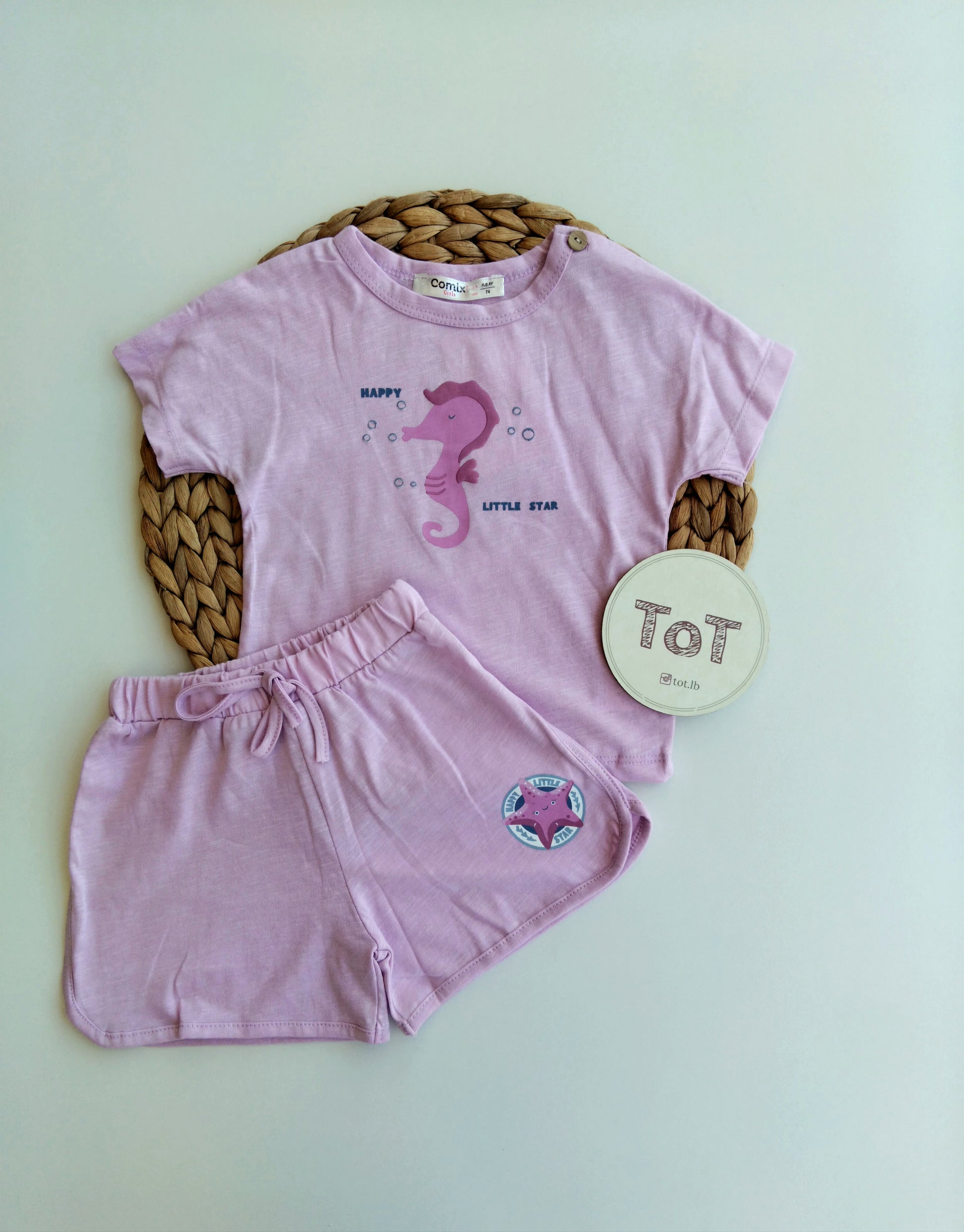 Baby Girl Cotton Summer Set