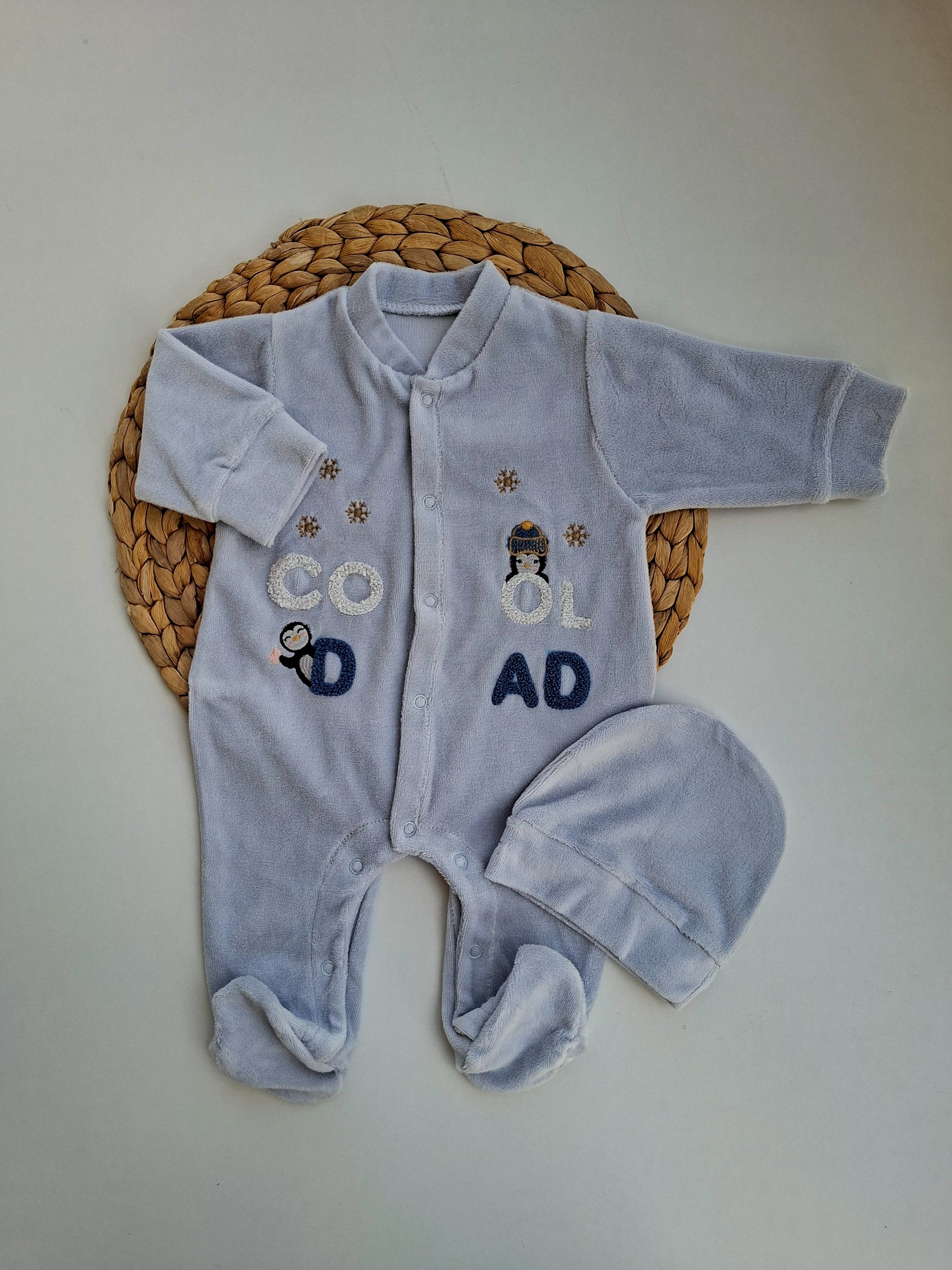 Baby Velvet Overall