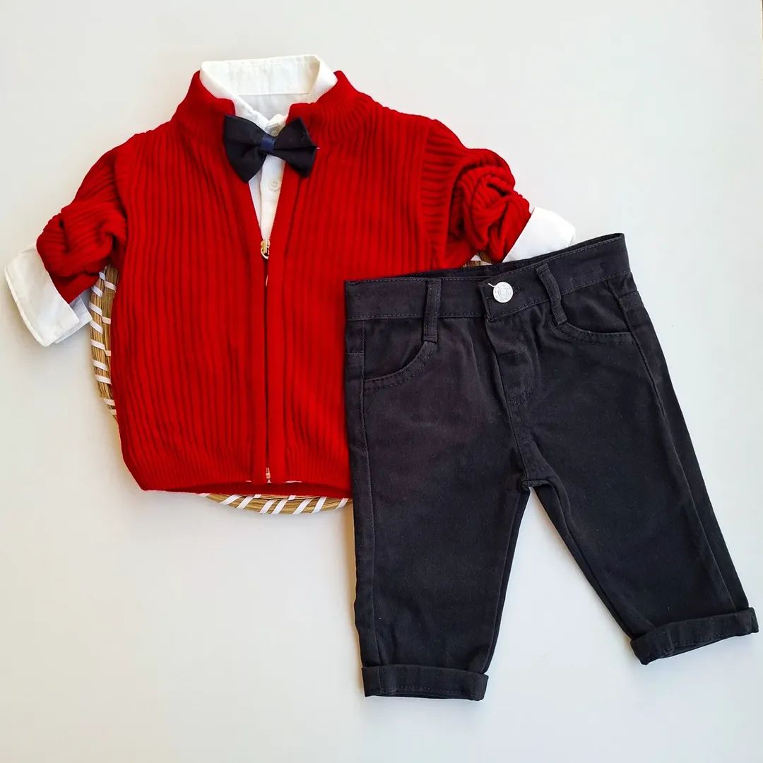 Baby Boy Christmas Outfit