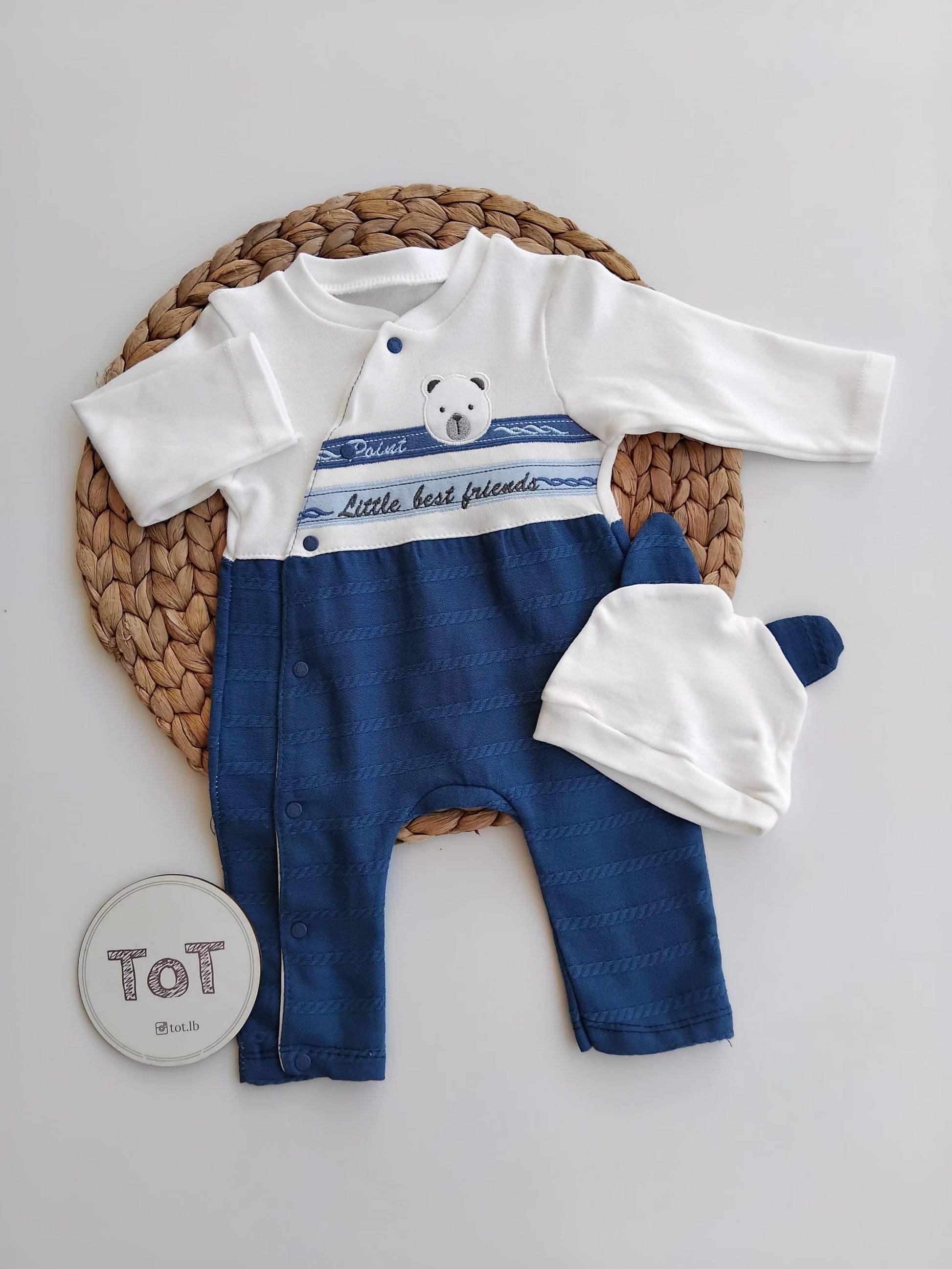 Baby Boy Cotton Romper
