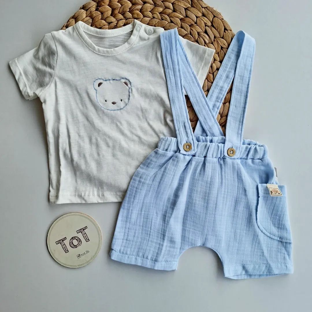 Summer Linen Charm - Baby Boy Set