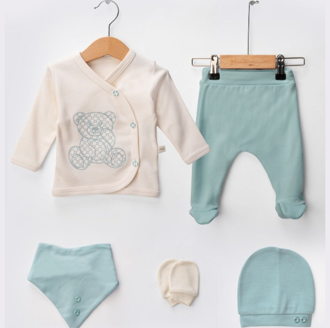 5-Piece Baby Boy Hospital Set