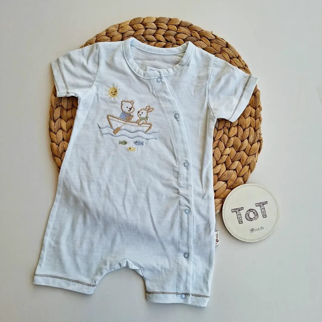Newborn Baby Boy Summer Cotton Romper