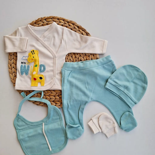 5-Piece Baby Boy Hospital Set