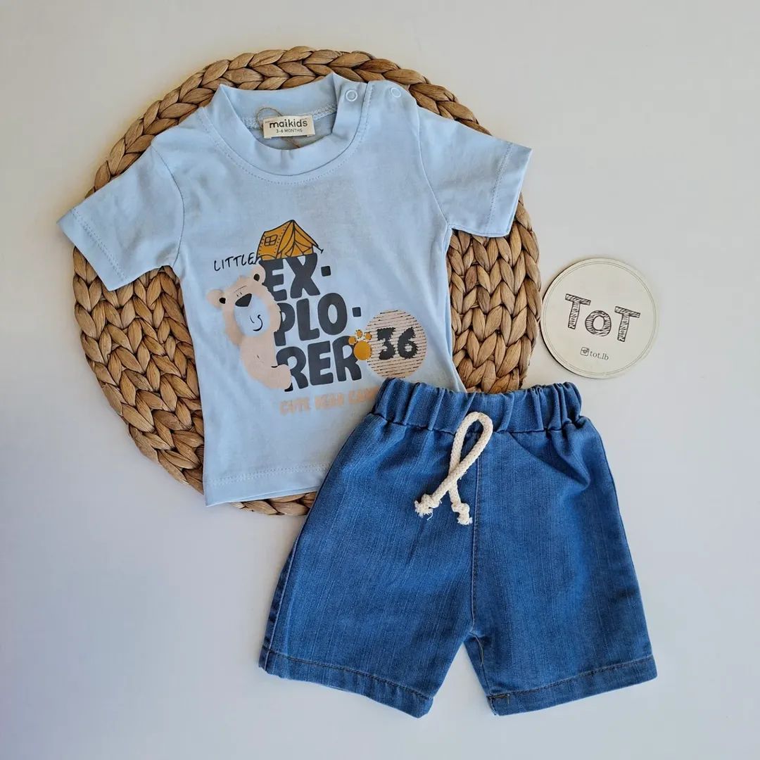 Baby Boy 2-Piece Summer Outfit