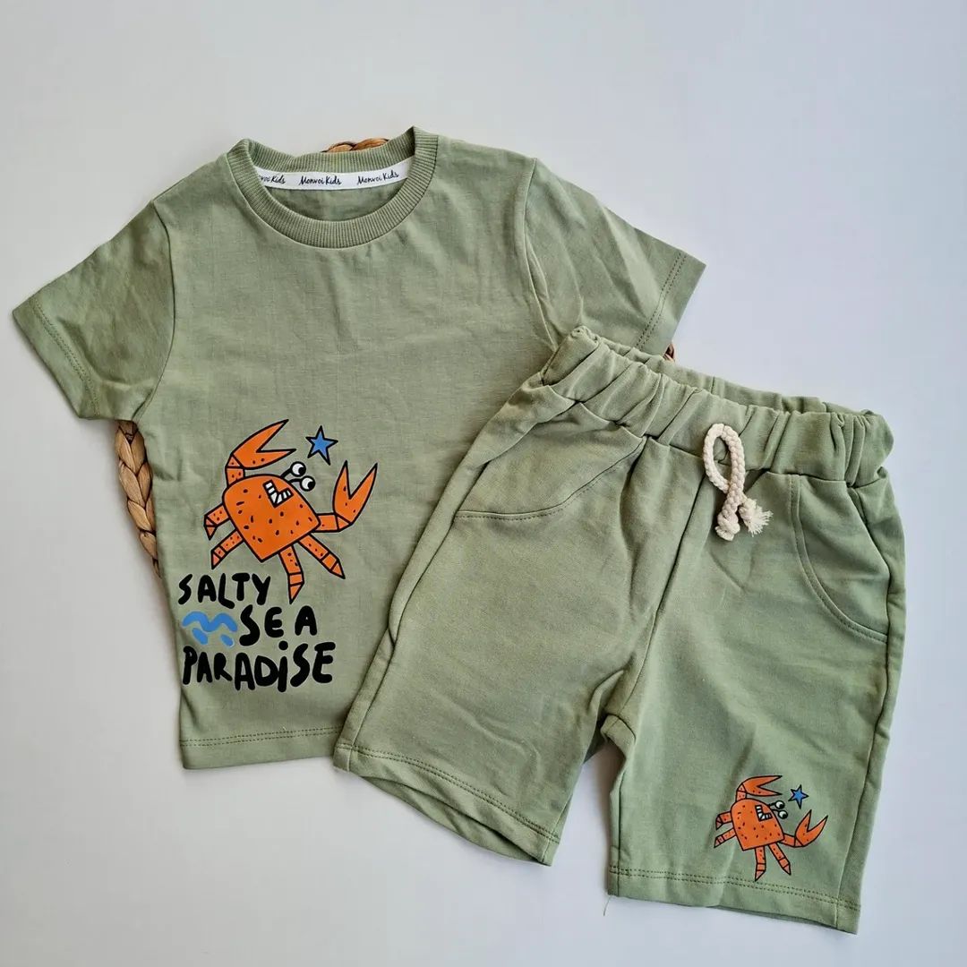 Boys Cotton 2-Piece Outfit