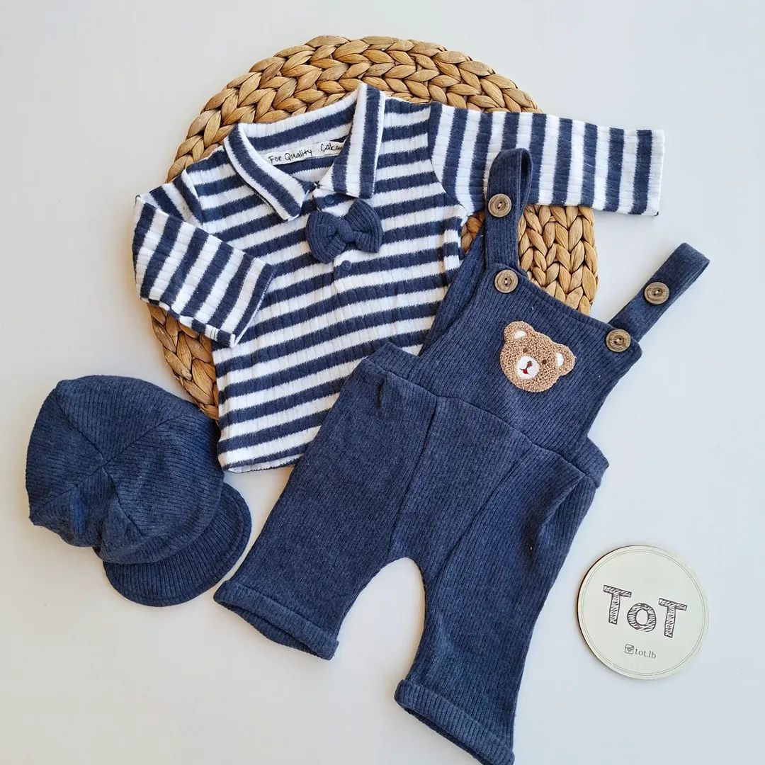 Baby Boy Cute Outfit with Beret
