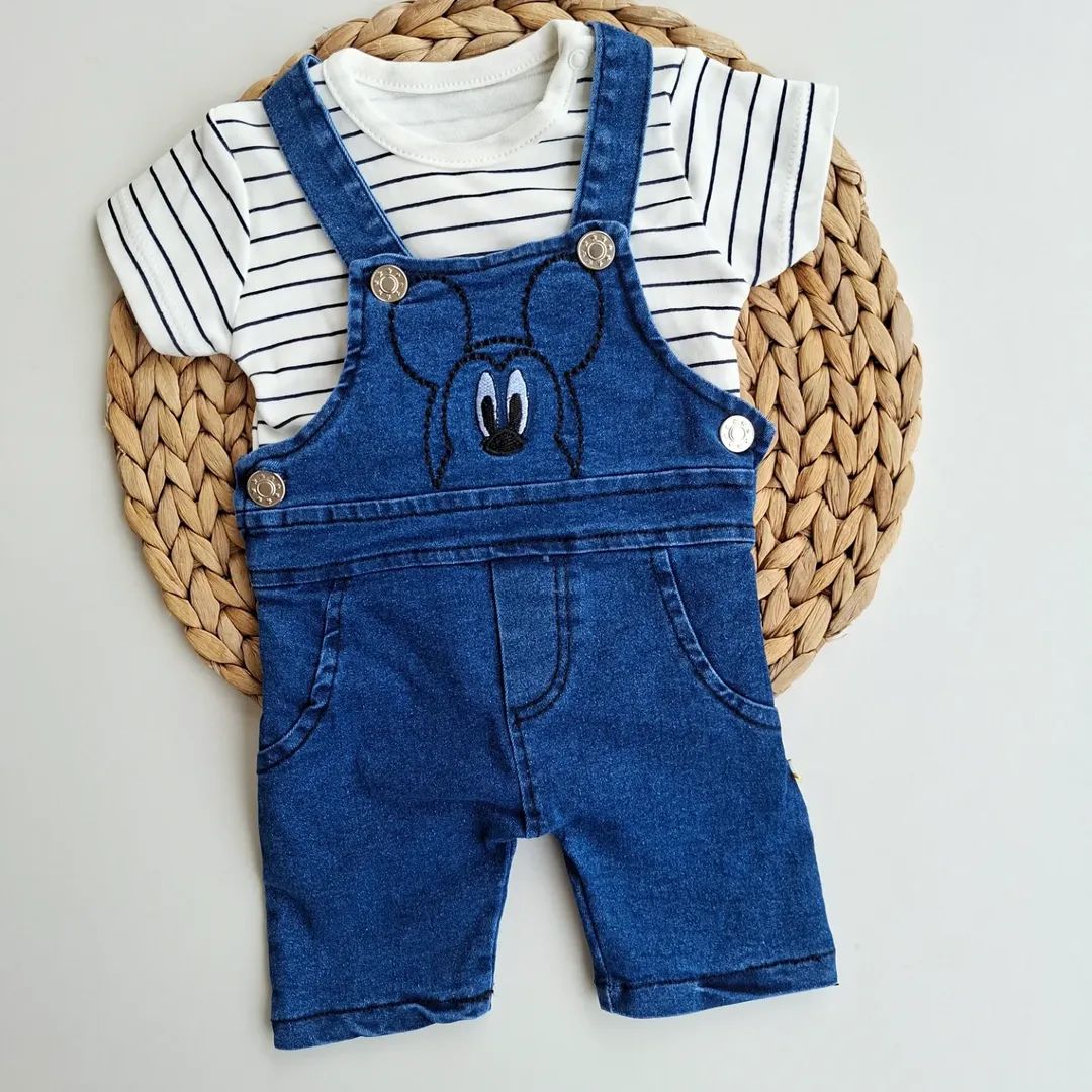 Baby Boy Denim Salopette