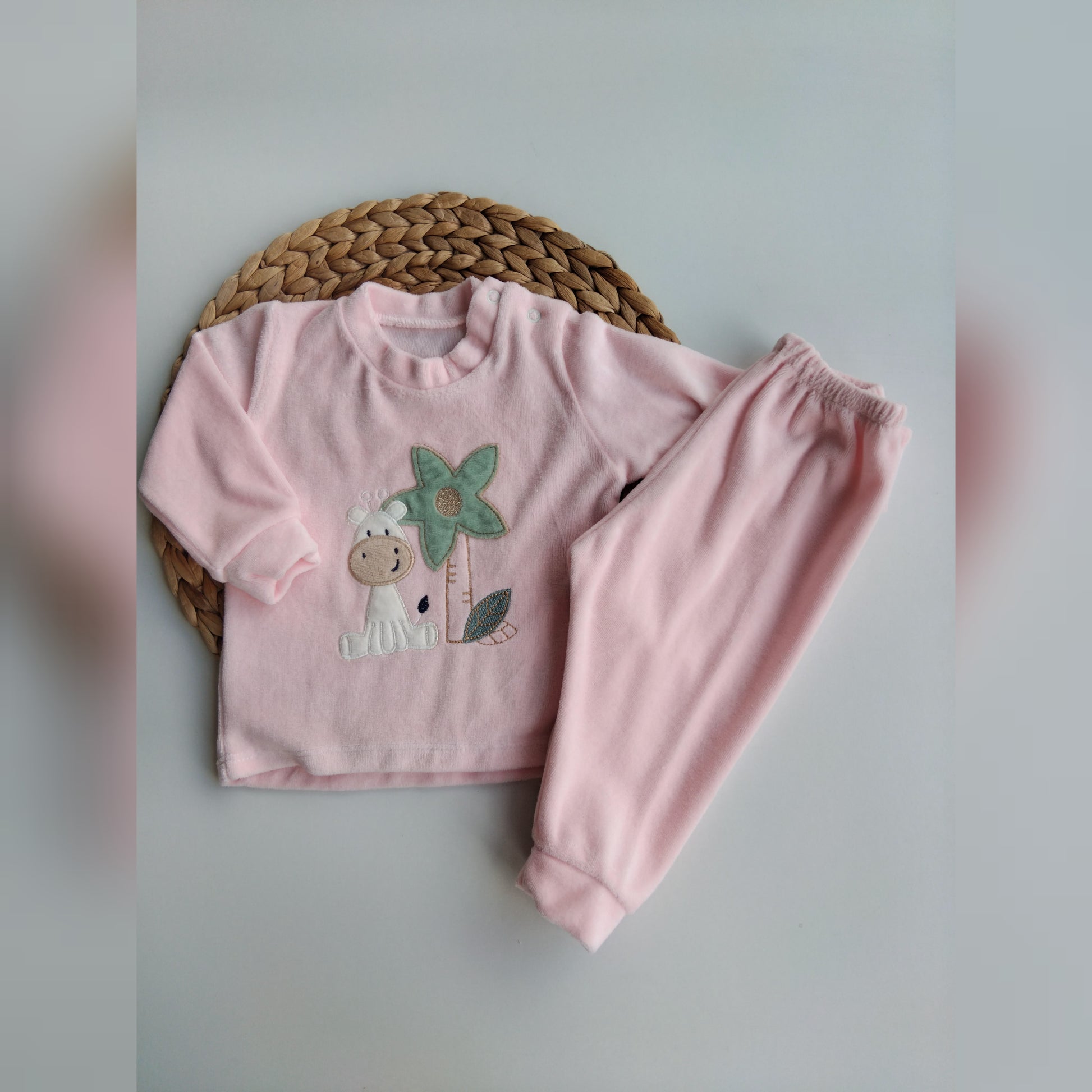 Baby Girl Velvet Outfit