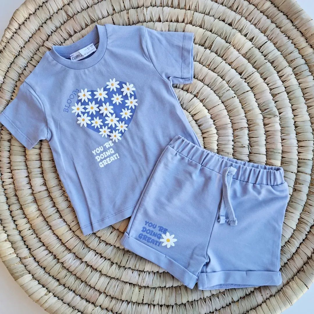 Lila Cotton Set - Baby Girl
