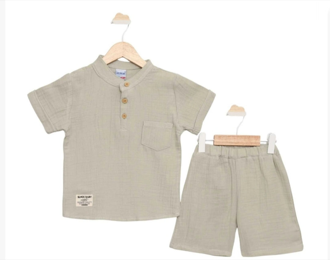 Boys Linen Summer Set