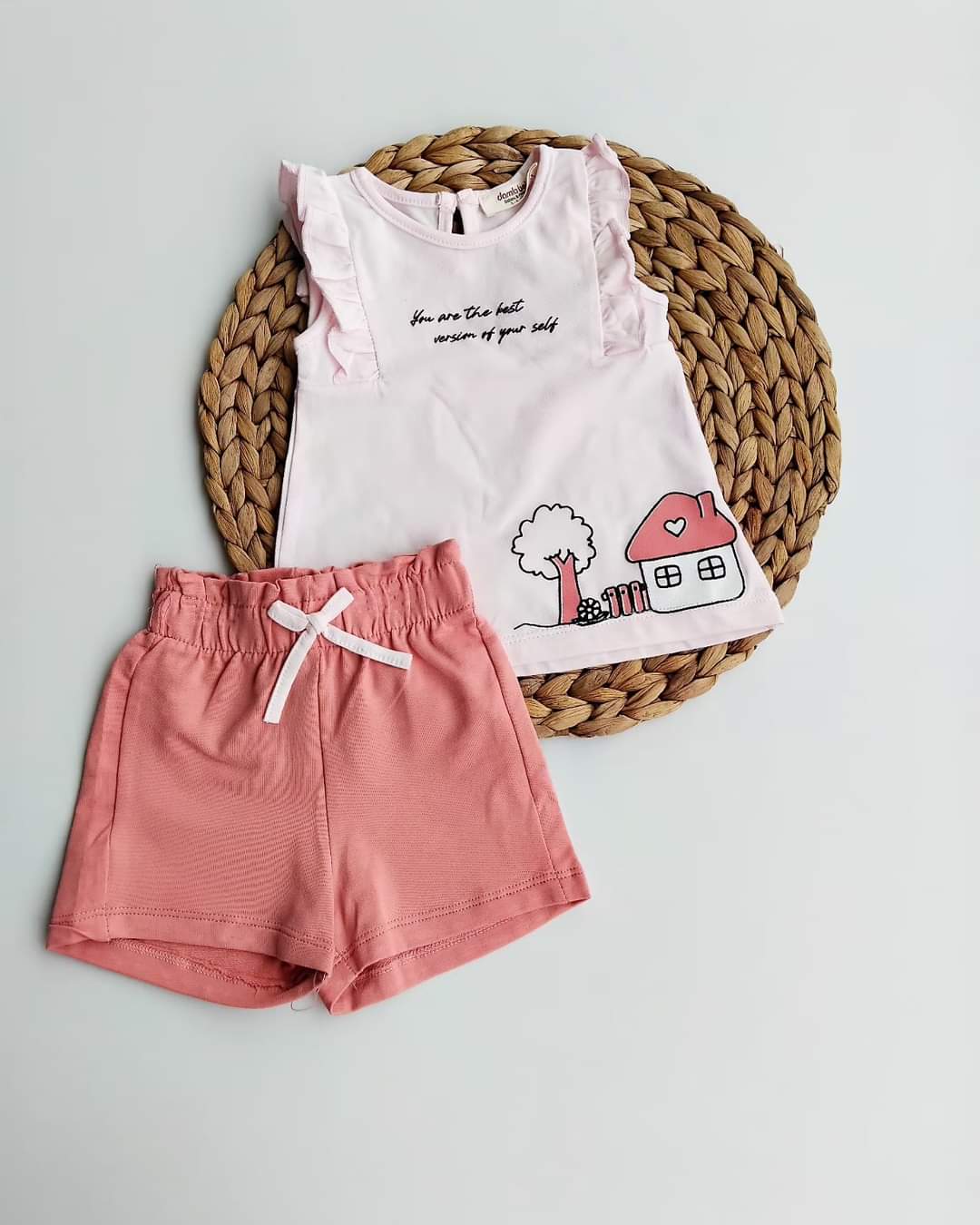 Summer Baby Girl Casual Shorts Set
