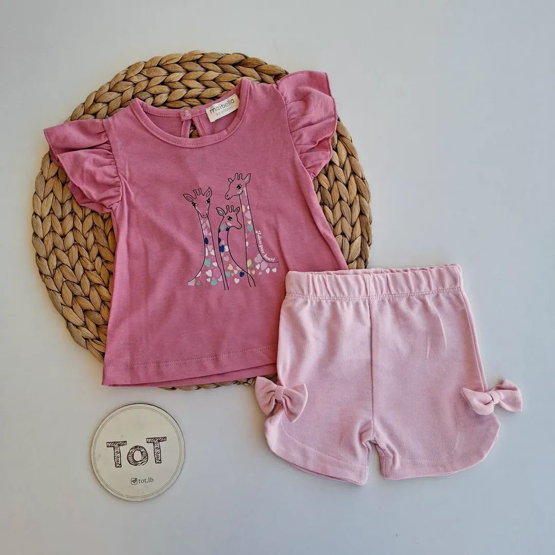 Baby Girl Summer Cotton Set