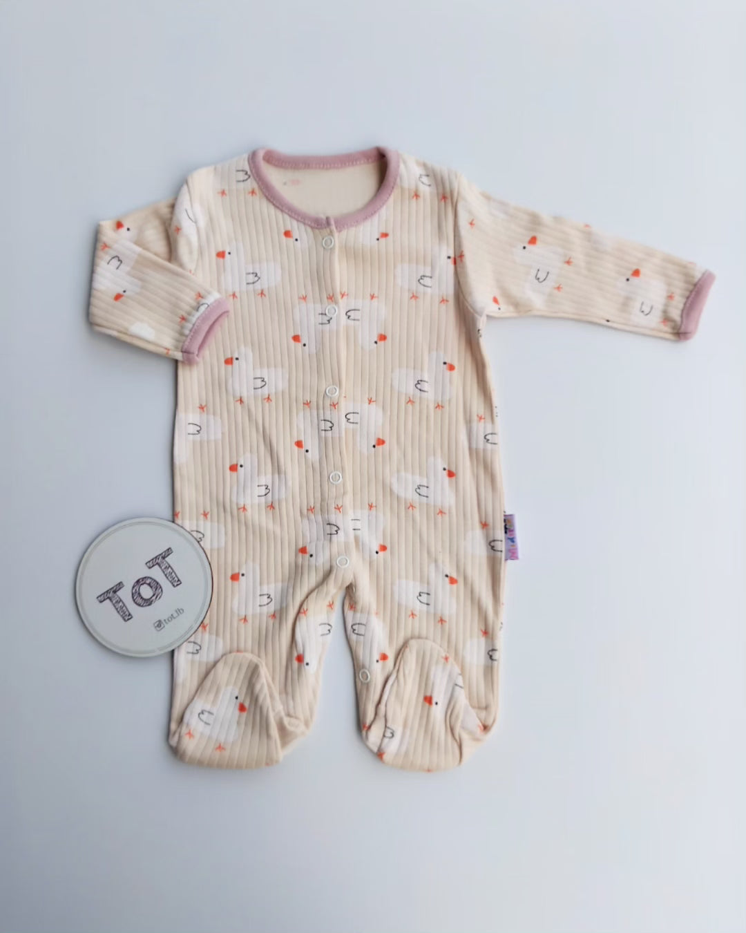 Baby Girl Cotton Romper