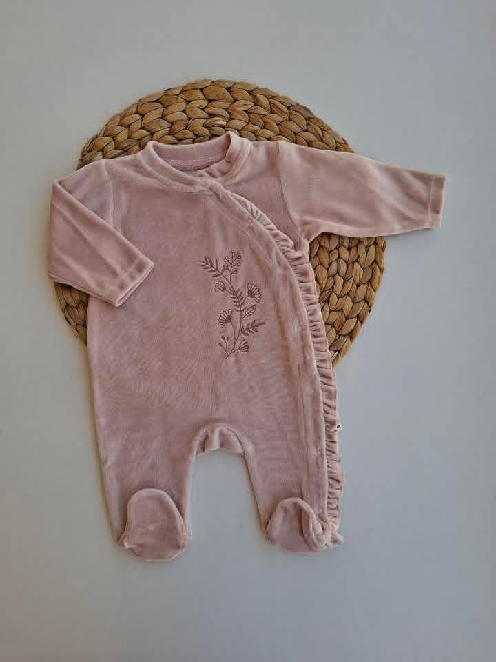 Velvet Baby Girl Overall