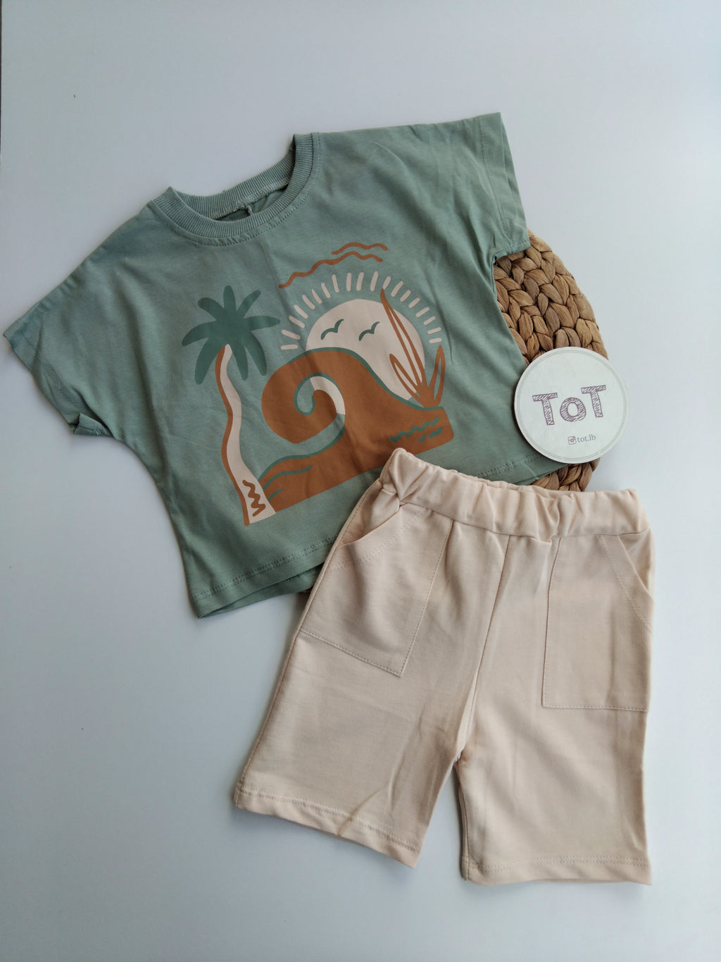 Boy Cotton Summer Outfit