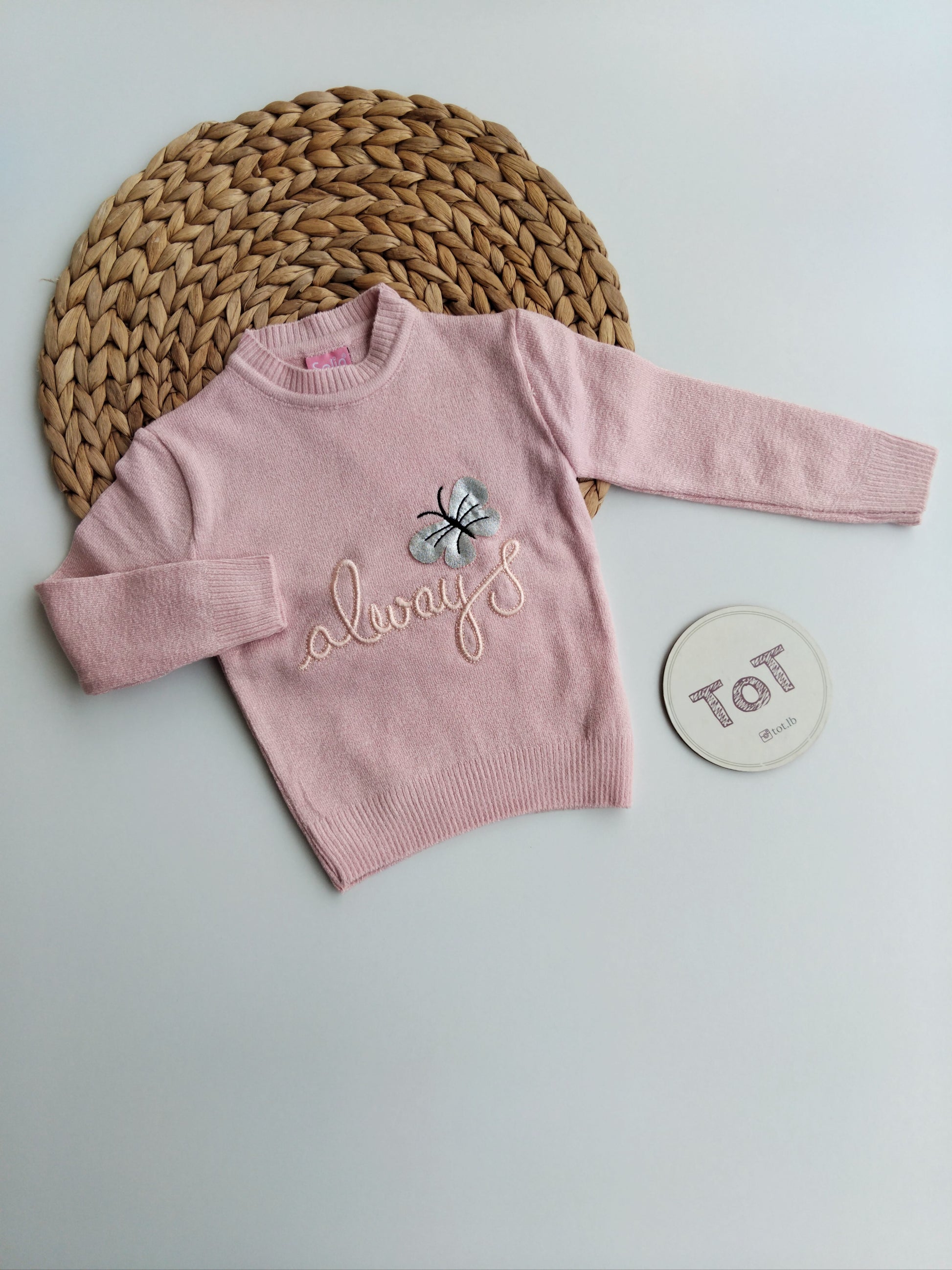 Cozy Pink Wool Sweater