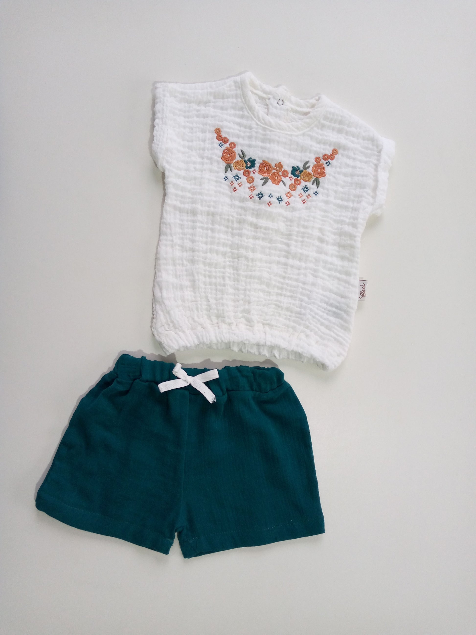 Baby Girl Muslin Set