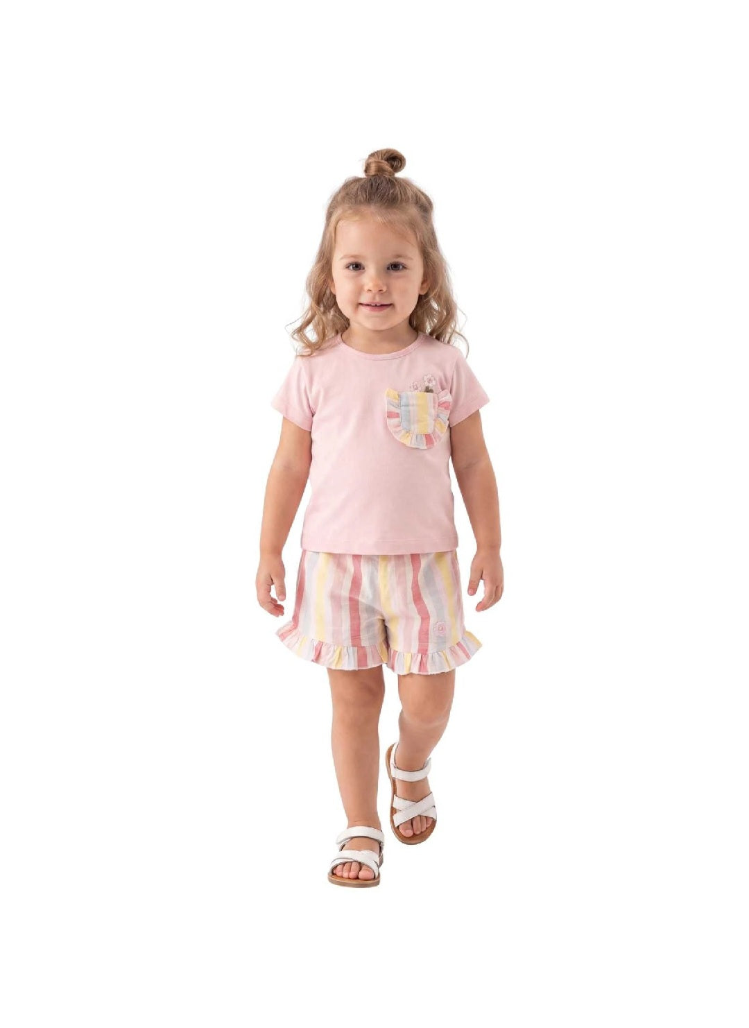 Baby Girl Striped Summer Set