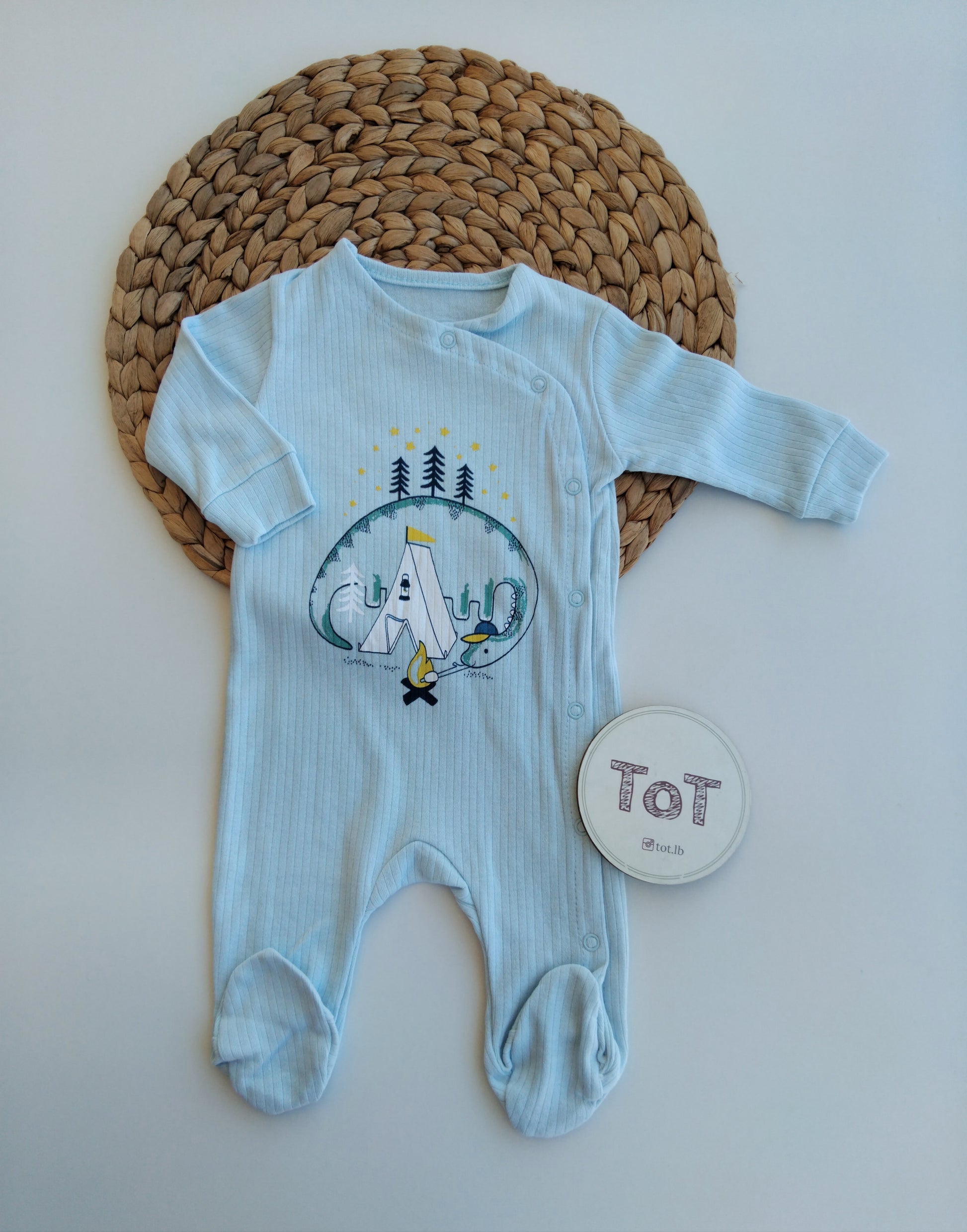 Baby boy cotton overall