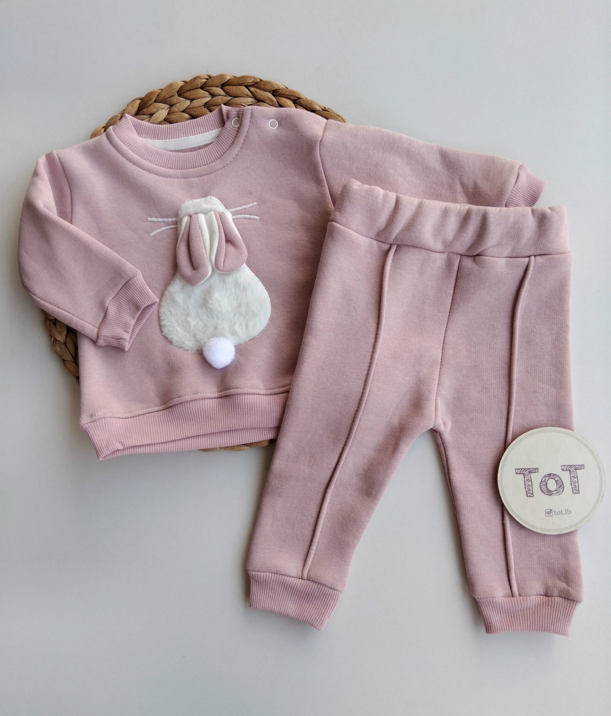 Baby Girl Fleeced Set
