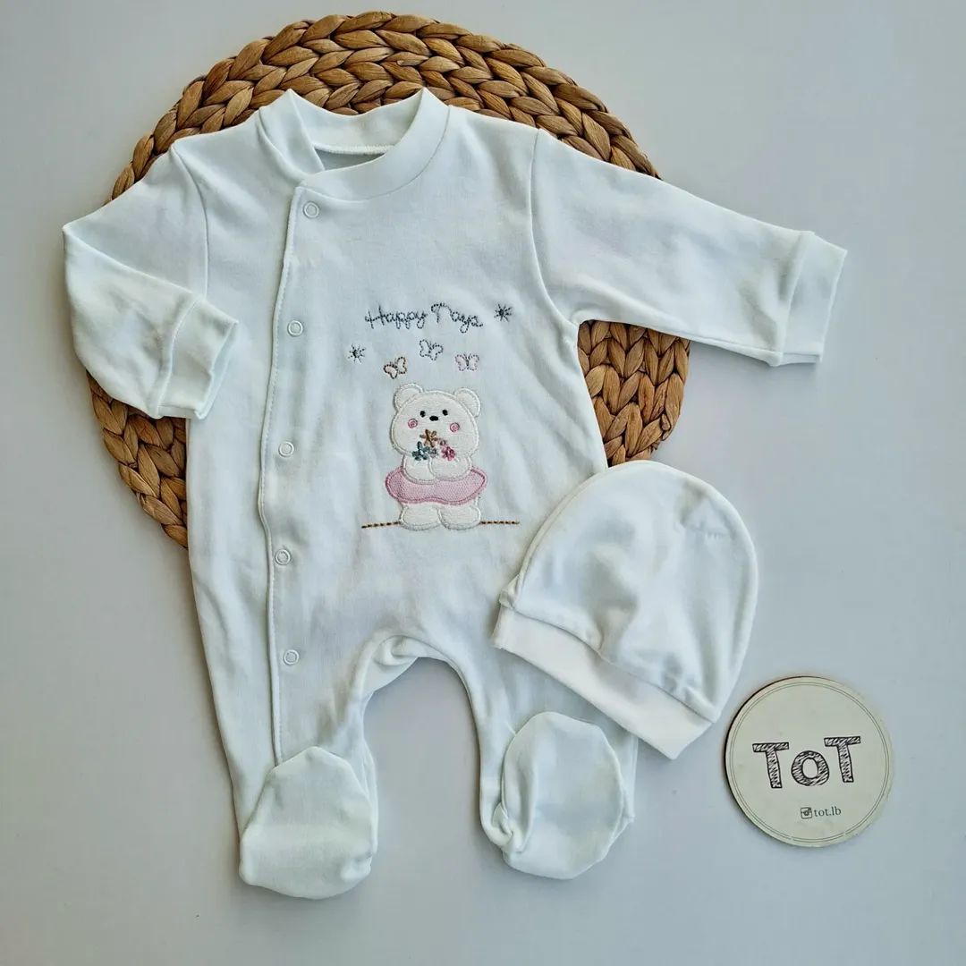 Baby Girl Cotton Overall